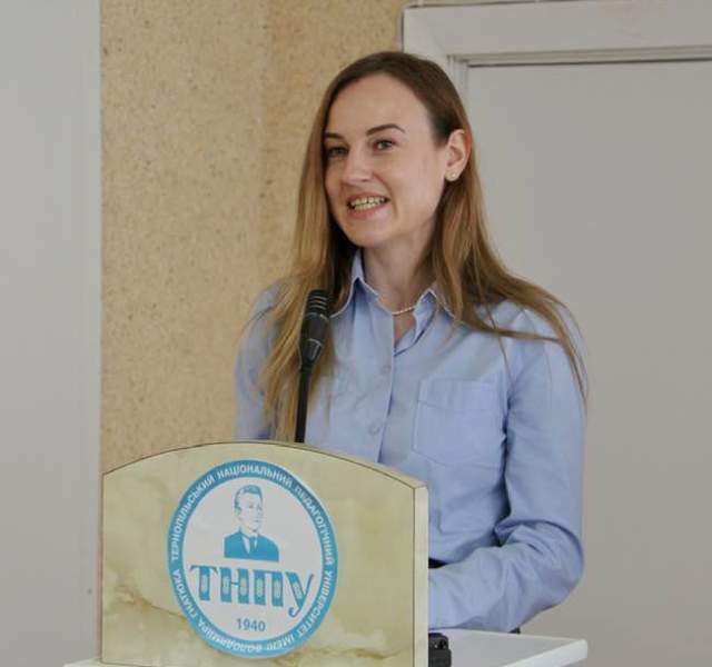 Вітальне слово директора студії «Файне місто» (ТОВ «МедіаАІ»), голови ГО «Медіаспільнота “Файне місто”» Марії Пачковської.